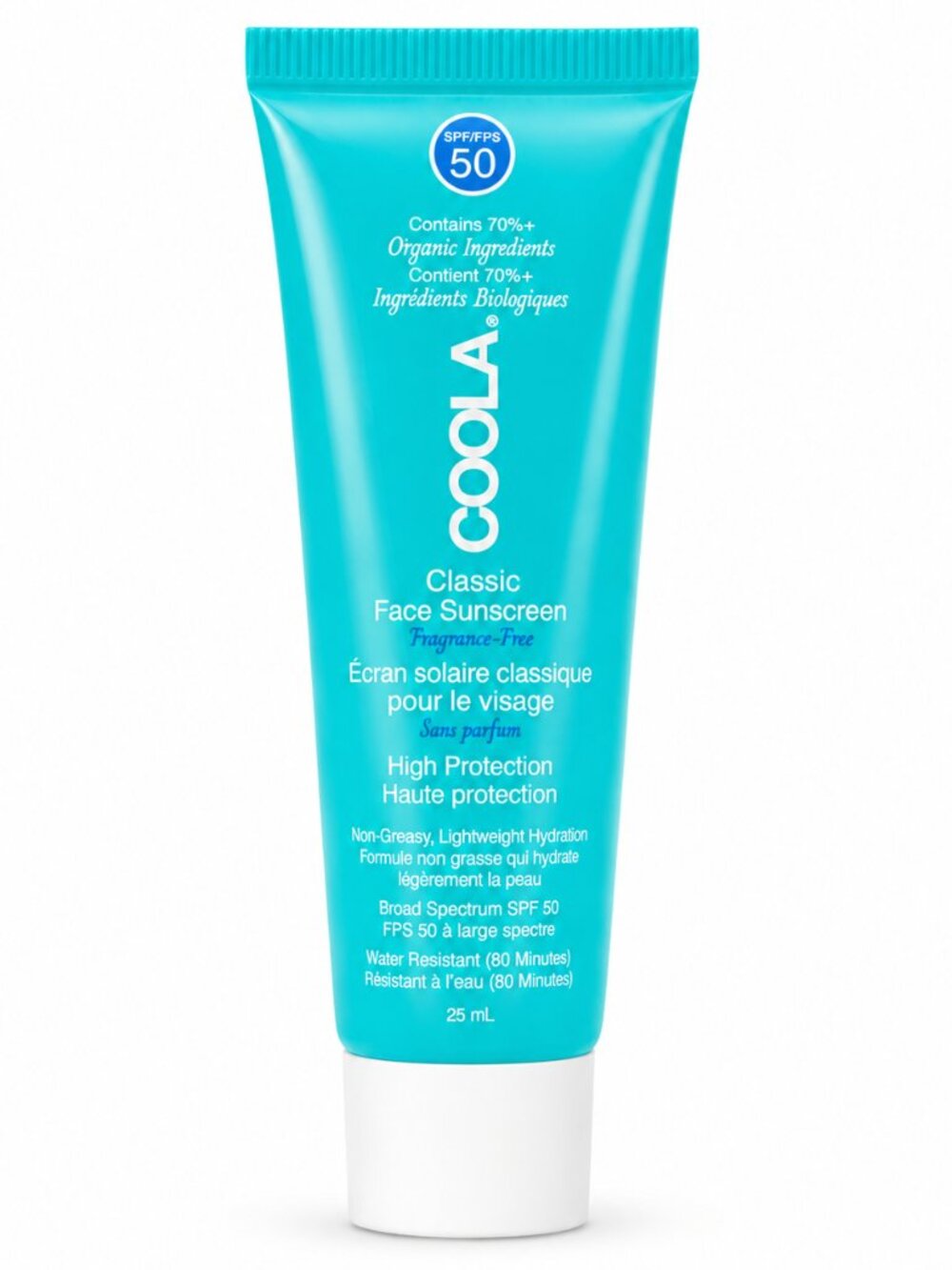 Coola Classic Face Sunscreen SPF50 Fragrance 25ml Exp 01.28